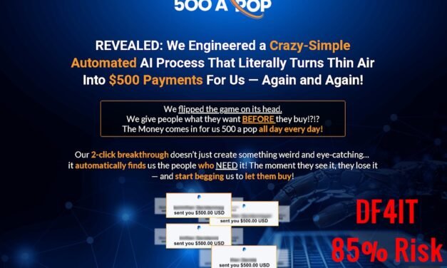 500 A Pop Scam Review – WarriorPlus “AI Income” Exposed