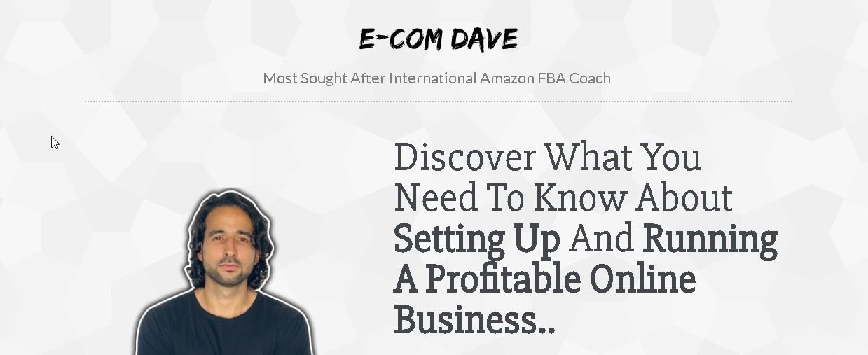 eCom Dave Review – Amazon FBA