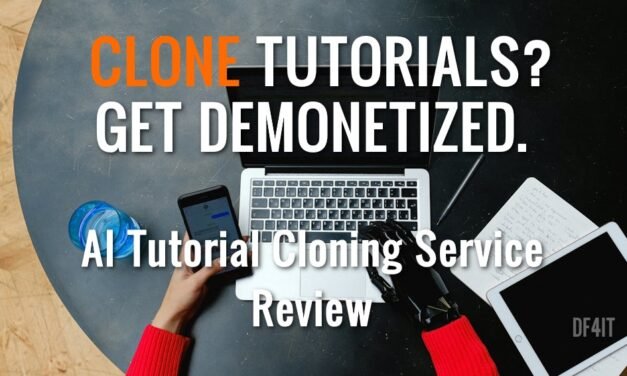 AI Tutorial Cloning Service Review: Monetizable or Reused Content Trap?