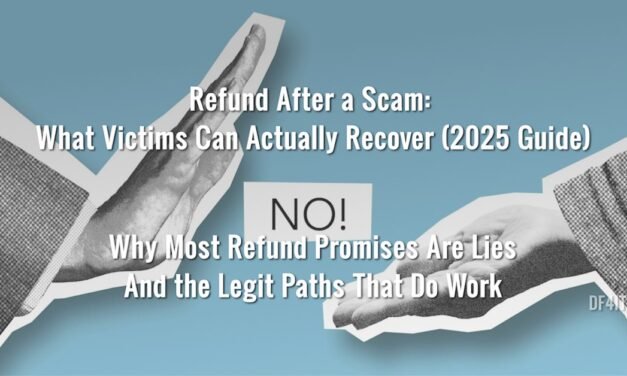 Refund After a Scam (2025 Guide): Chargebacks, Bank Disputes, Crypto Refund Myths